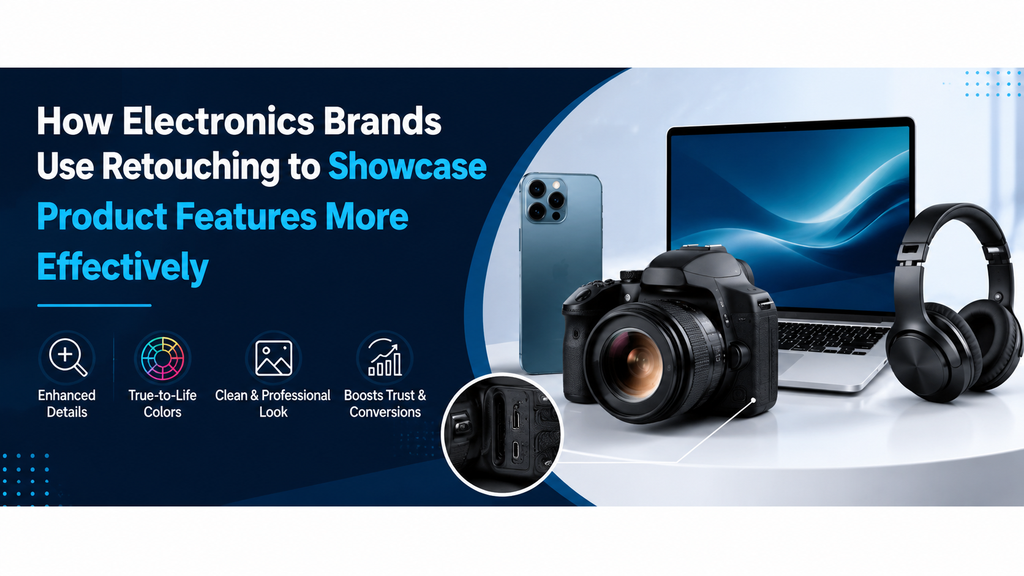 How Electronics Brands Use Retouching to Showcase Product Features More Effectively  - Cover Image